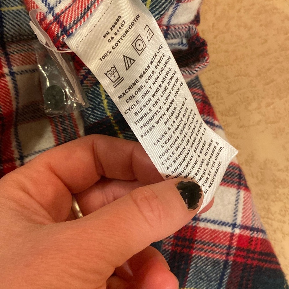 Pendleton Cotton Elbow Patch Flannel Shirt Size L… - image 7